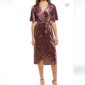 NWT Fraiche Velvet Evening Dress